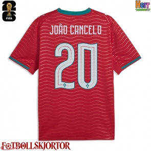 Portugal Joao Cancelo #20 Hemmatröja VM 2026 Kortärmad